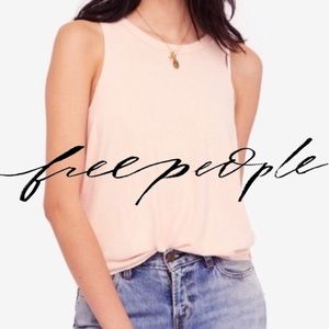 NWT Free People Pink Comfy Tank Style Top
